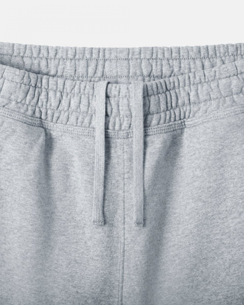 Sweatshorts Stussy Stock Logo Sweat Curta Masculino Cinzentas Portugal | LAX-5139