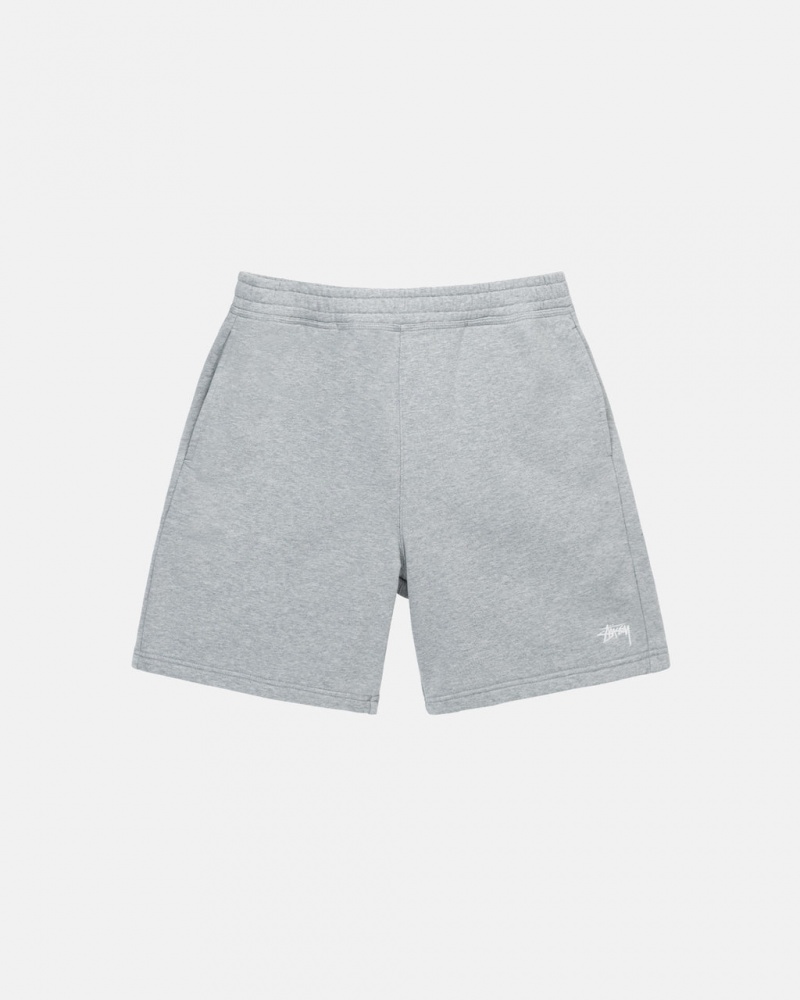 Sweatshorts Stussy Stock Logo Sweat Curta Feminino Cinzentas Portugal | BVU-3934