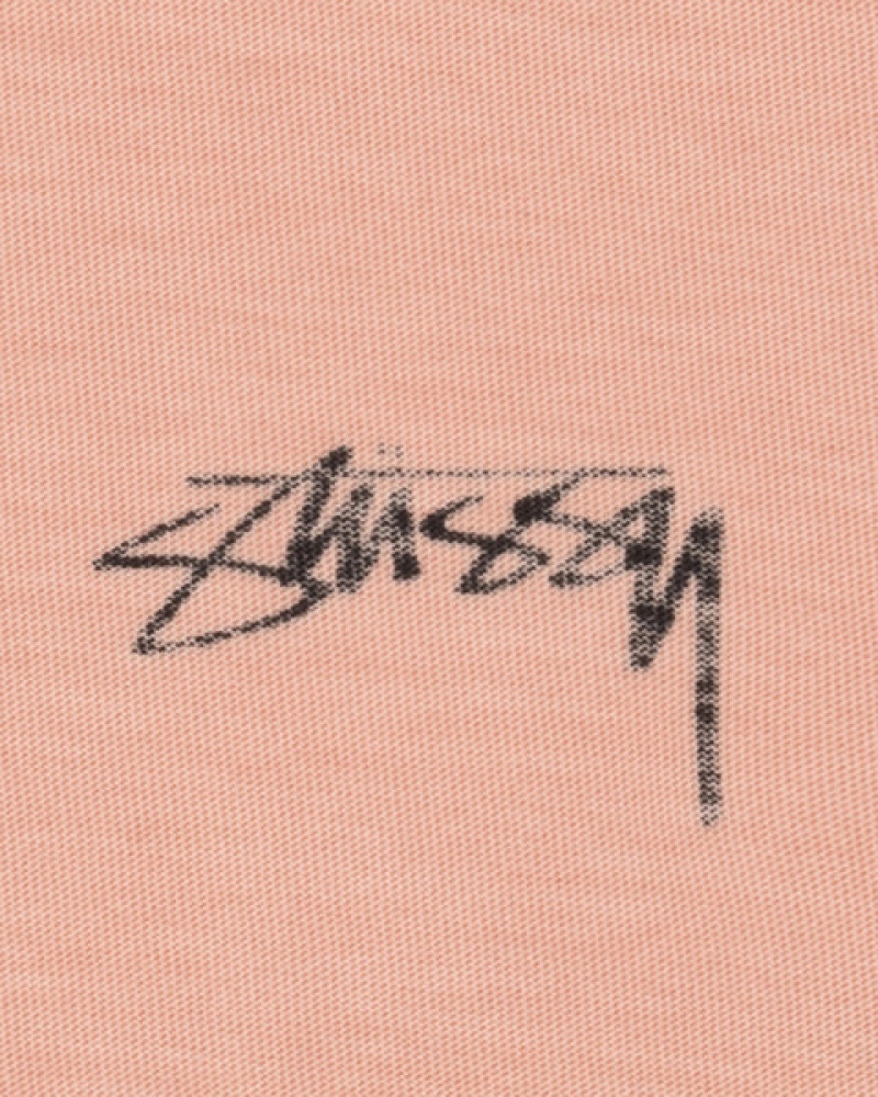 T Shirts Stussy Lazy Ls Tee Feminino Luz Rosa Portugal | RCV-5068