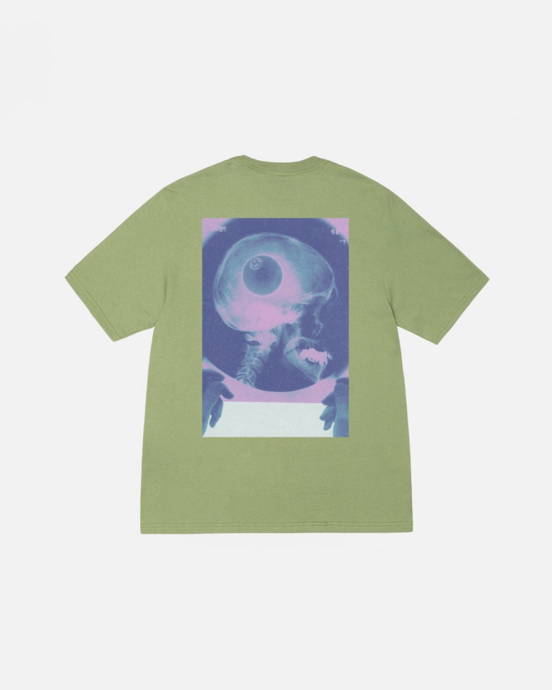 T Shirts Stussy X-Ray Tee Feminino Verdes Portugal | MVU-1009